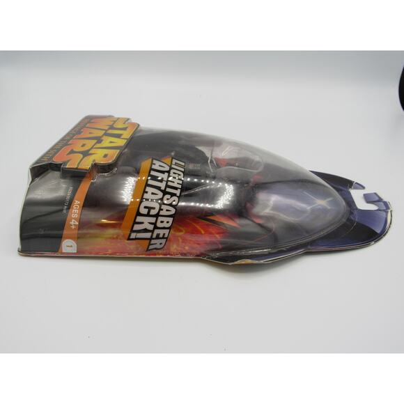 NEW Sealed Darth Vader Lightsaber Attack Revenge of the Sith Star Wars Figure - Picture 3 of 12
